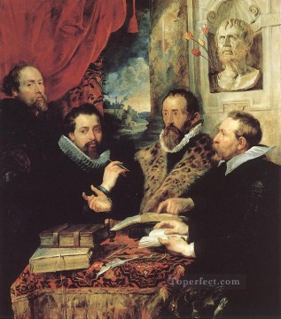 四人の哲学者 バロック ピーター・パウル・ルーベンス Oil Paintings